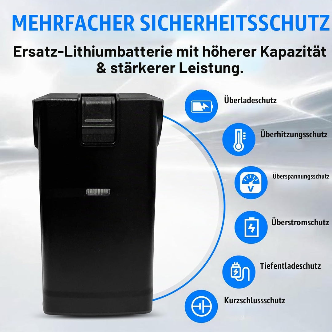 21,6V 3,0Ah Akku für Hoover H-Free 100 Staubsauger, Ersatz für Hoover B012 Akku,Lithium Ionen