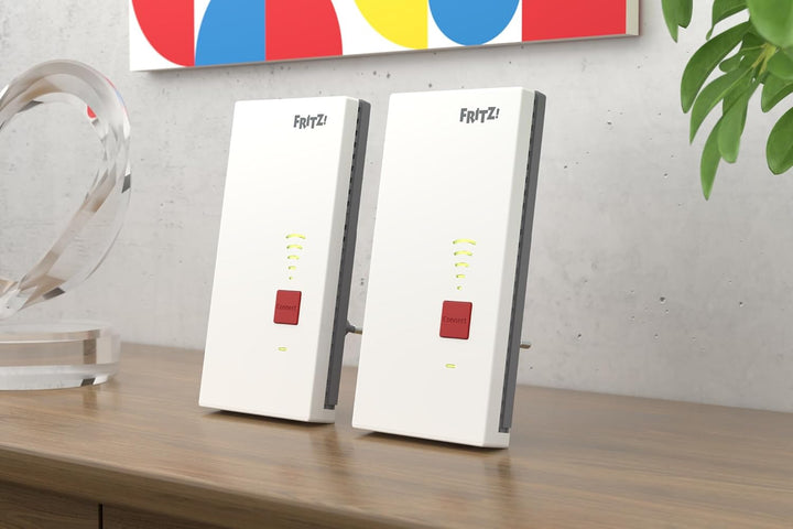 FRITZ! Mesh Set 2700 (2er Set) | ultraschnelles WLAN 7 mit bis zu 6.500 Mbit/s | WLAN-Abdeckung 5-7