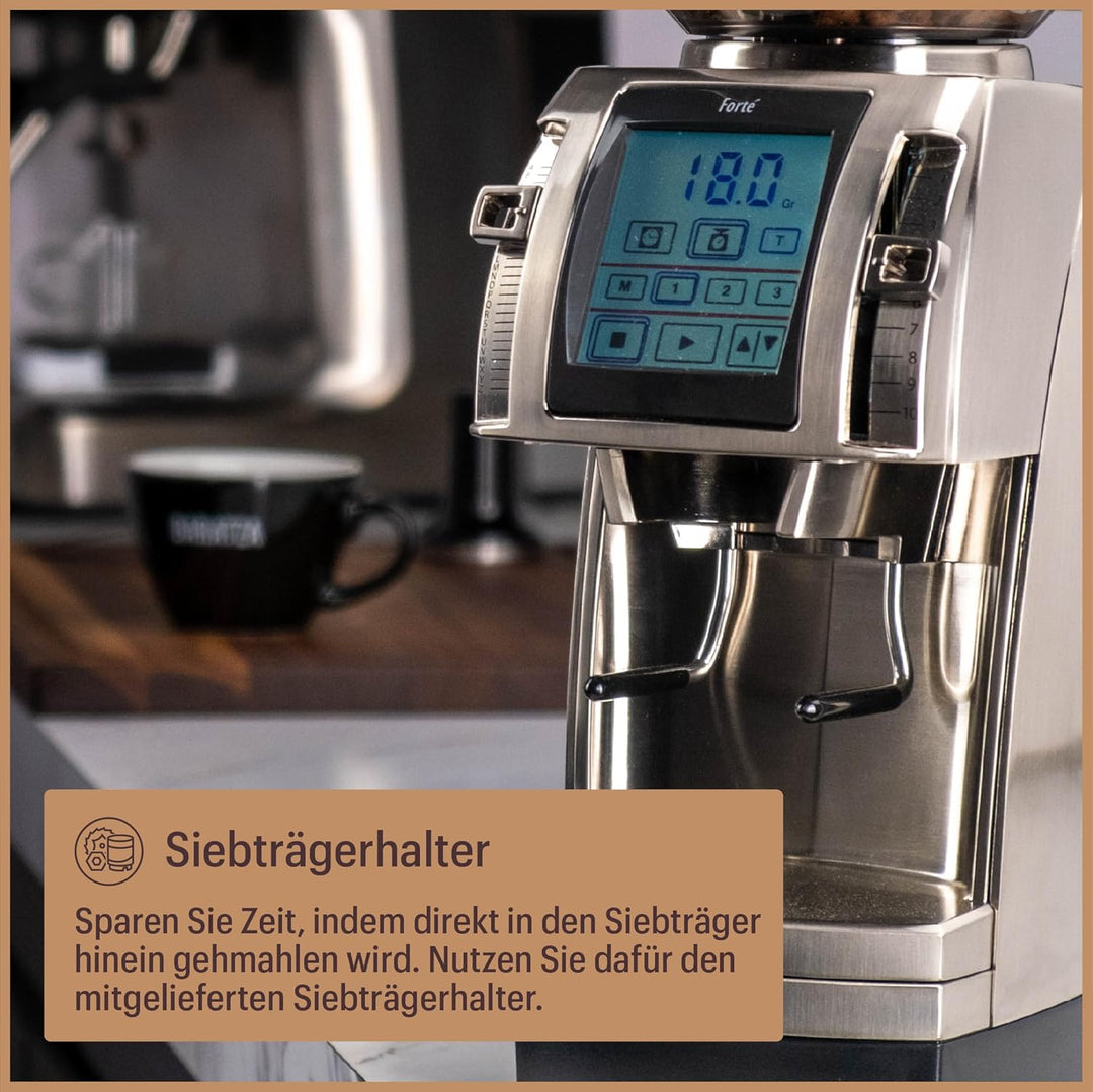 Baratza - Forte AP 230V Kaffeemühle - Elektrische Kaffeemühle mit Mahlwerk, Edelstahl ZCG1085SIL4FEU