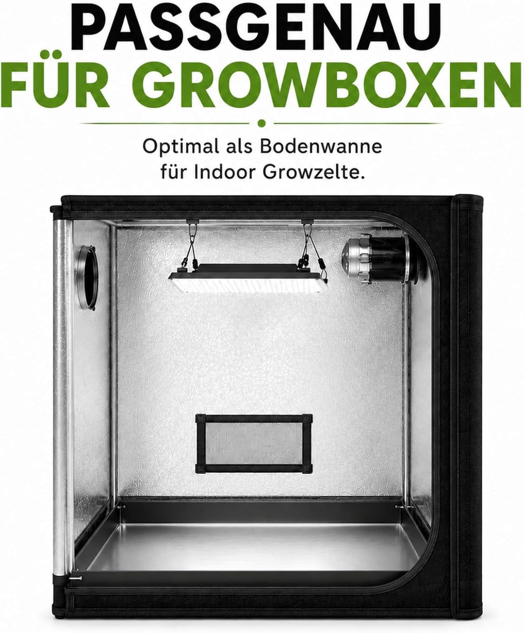 Weedness Secret Jardin Water Tray 120 x 120 cm - Auffang Wanne Bewässerung Homebox Growbox Zubehör A