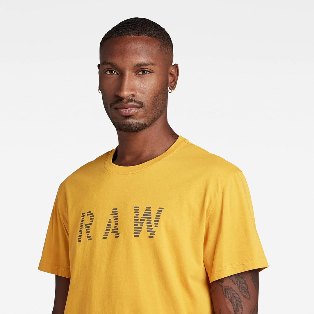 G-STAR RAW Herren Raw T-Shirts XS Gelb (Dull Yellow D22776-c506-1213), XS Gelb (Dull Yellow D22776-c