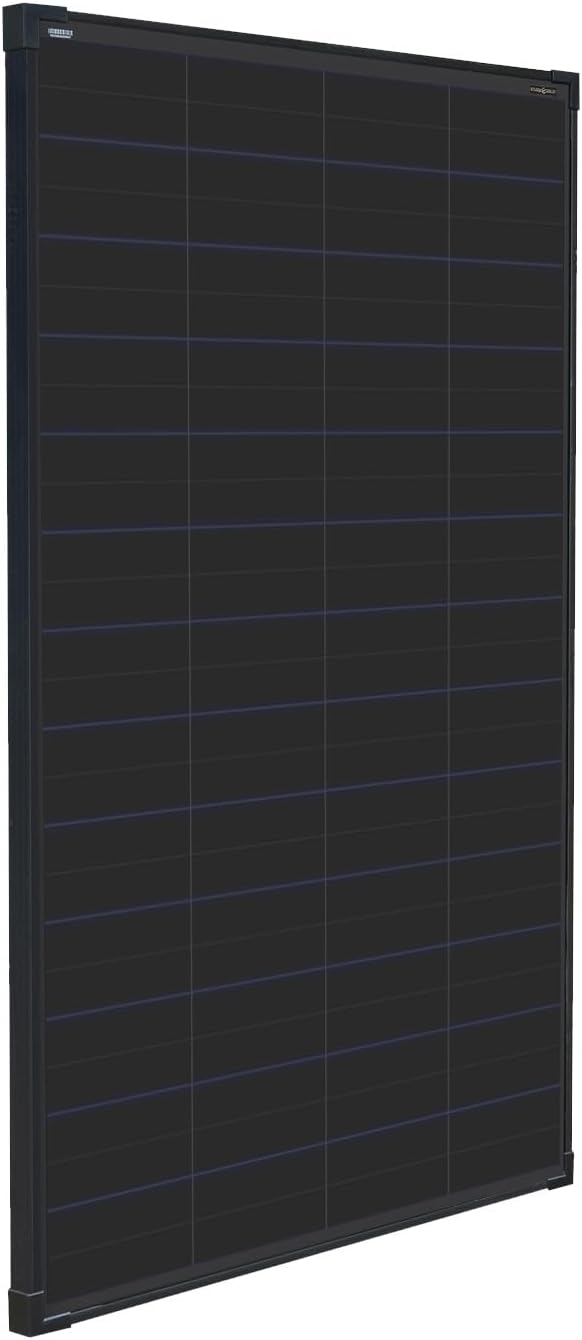 enjoy solar® 200W 36V Monokristallines Solarmodul mit HPBC-Technologie - 25% Hocheffizienz, 182mm So