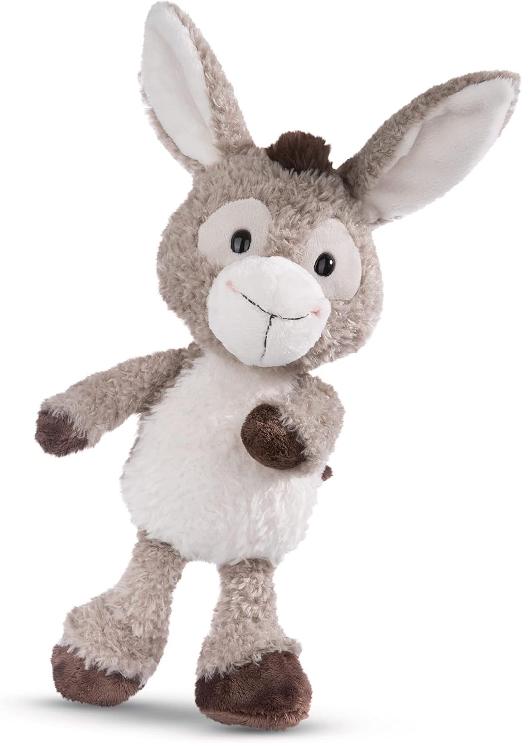 NICI Kuscheltier Esel Donkeylee 22 cm – naturgetreues Stofftier aus weichem Plüsch zum Kuscheln und