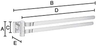 SMEDBO "Ice Swing Arm Handtuchhalter, silberfarben