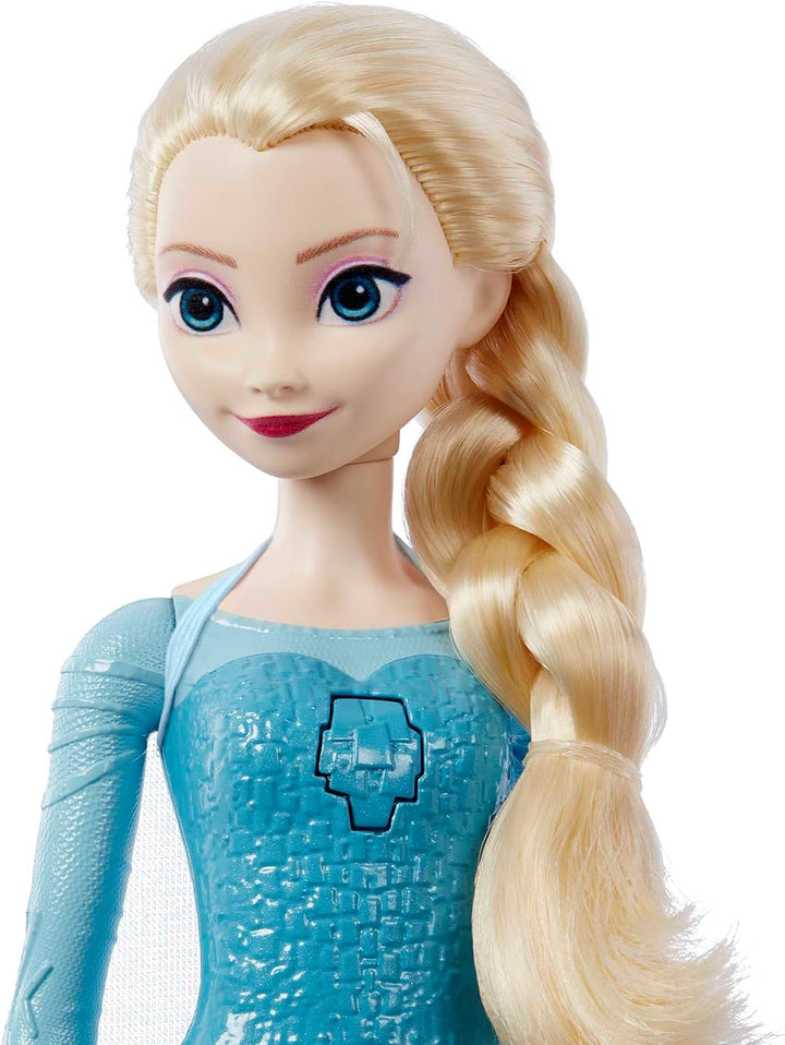 Disney Frozen Die Eiskönigin Spielzeug, Singende ELSA Puppe in charakteristischer Kleidung, singt La