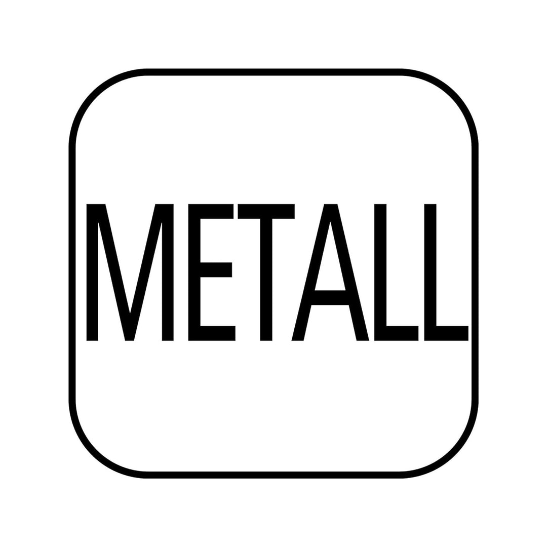 APS Serviergestell mit Zwei Körben und Holzgriff - 2-stufige Etagere aus Metall, Schwarz, Höhe 48 cm