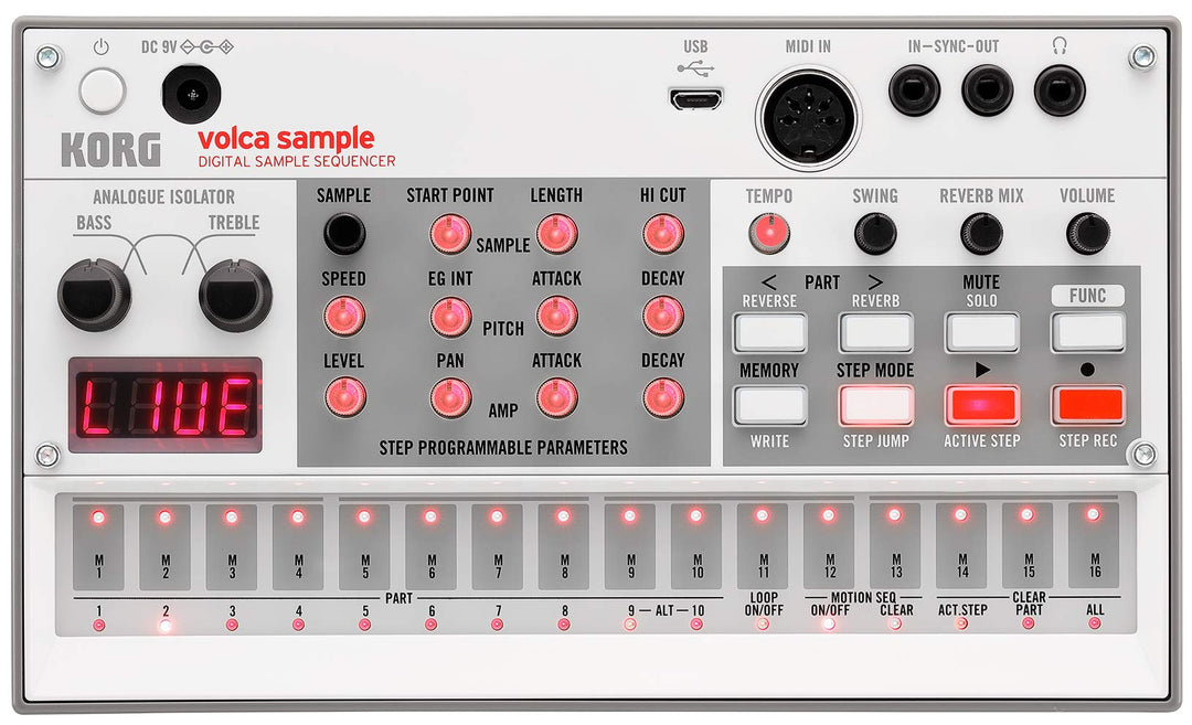 KORG VOLCA-SAMPLE2 - Probensequenzer, Probensequenzer