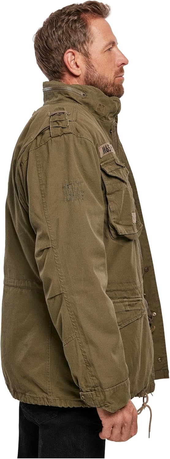 Brandit M65 Giant Herren Jacke Parka Winterjacke S Grün (Oliv 1), S Grün (Oliv 1)