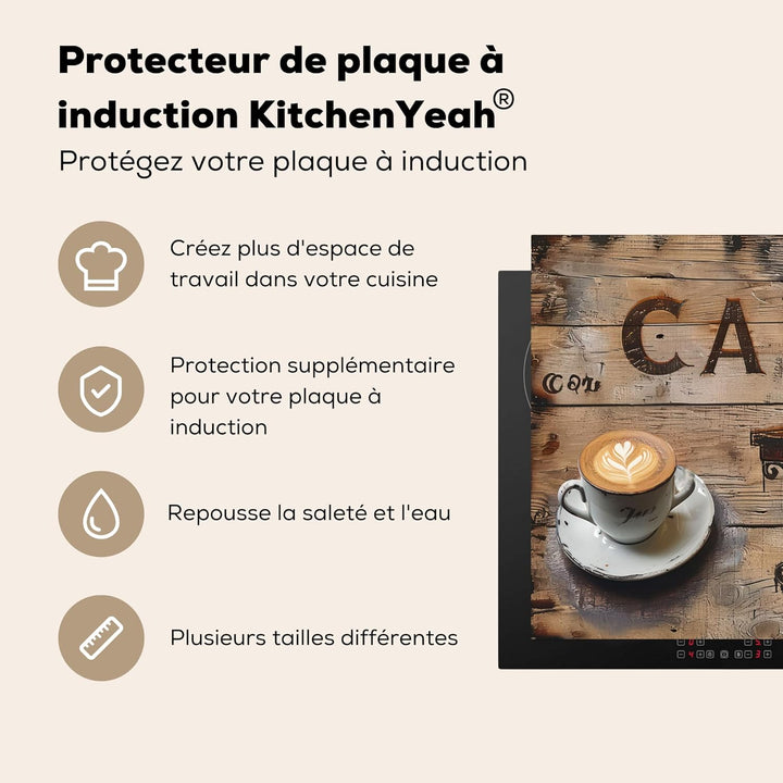 Herdabdeckplatte Einteilig Herdabdeckung Abdeckplatte für Ceranfeld Abdeckung Induktionskochfeld Auf