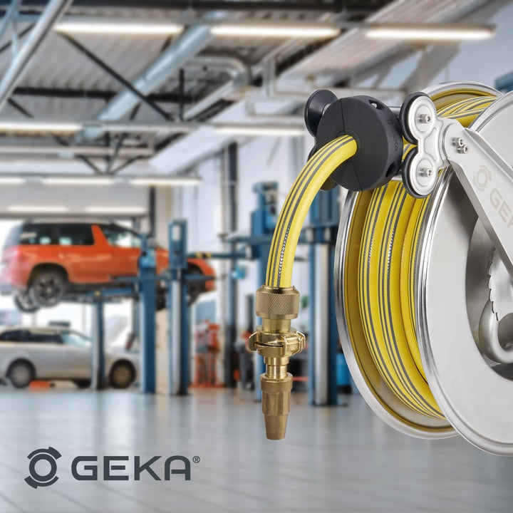 GEKA plus automatischer Schlauchaufroller EA15SK, mit Wasserschlauch, L x B x H 52 (inkl. Halterung)