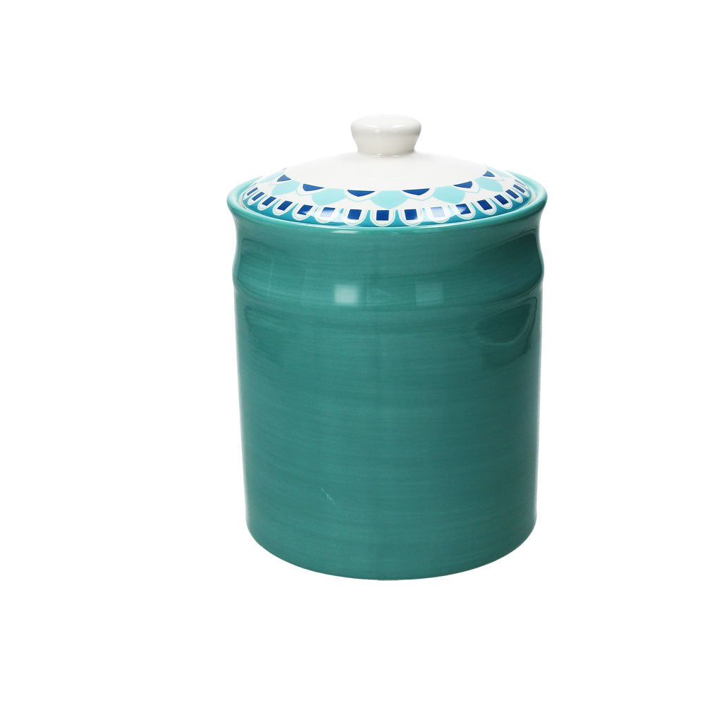 TOGNANA Vorratsdose/Kaffeedose BLUEAPP, türkis, 2800 ml. Volumen, 23 cm hoch, aus Keramik