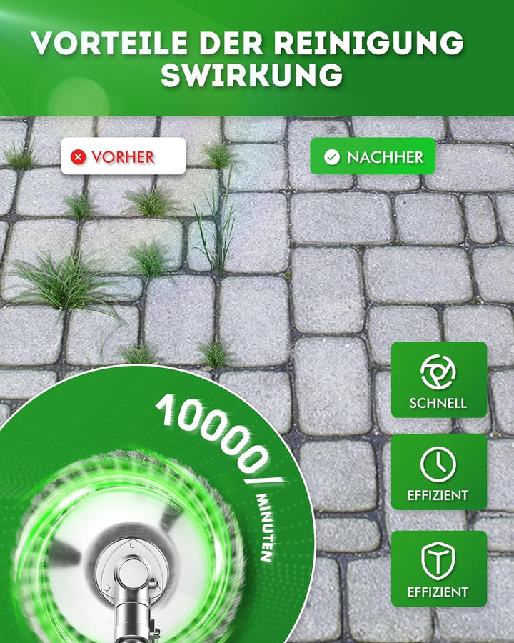 Wildkrautbürste Unkrautbürste Motorsense Freischneider Rundbürste für Motorsense 200 x 25,4 gezopfte
