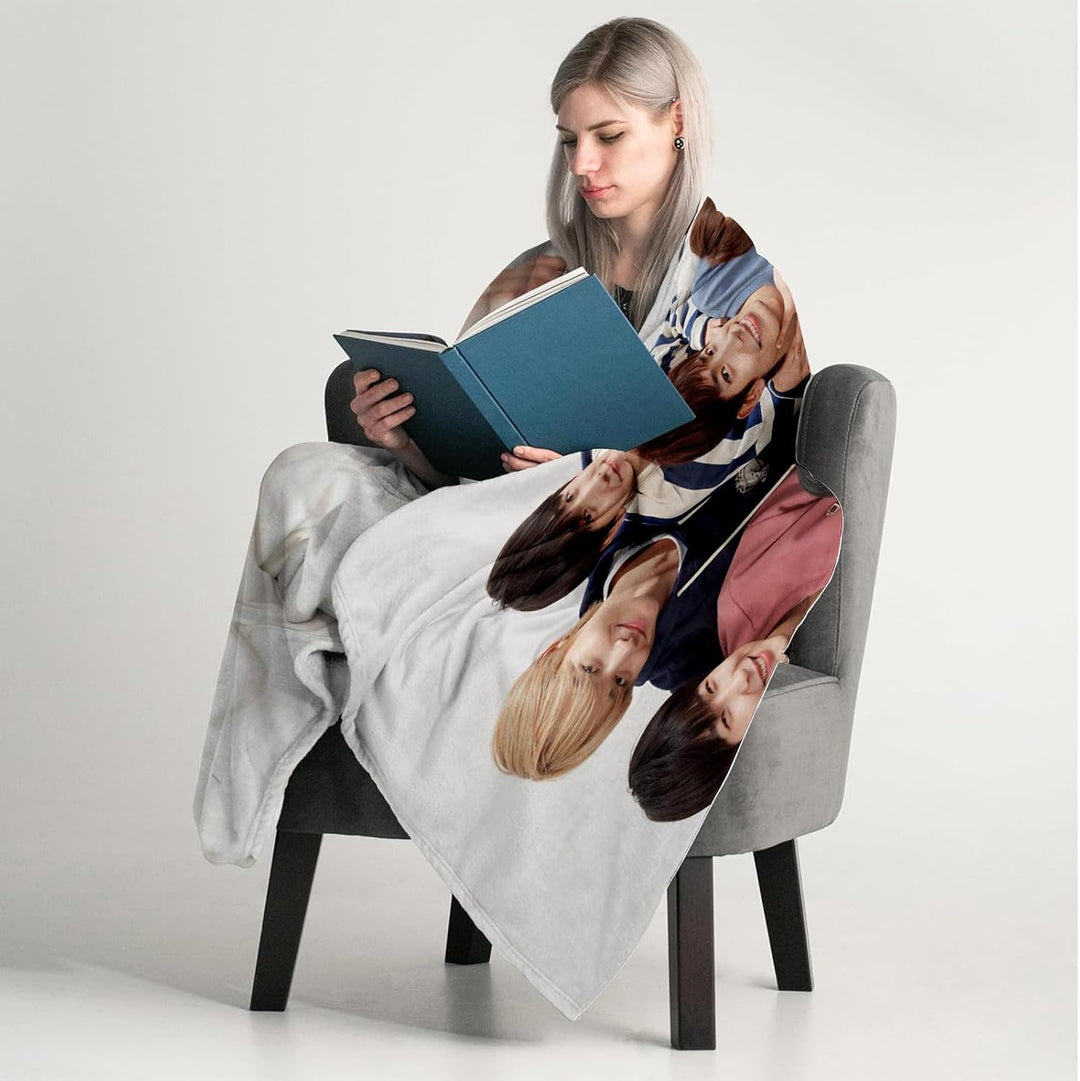 Enhyppen Decke Bettwäsche 130x150 cm,Enhyppen Merch Kuscheldecke für Fans,Fleecedecke für Couch, War
