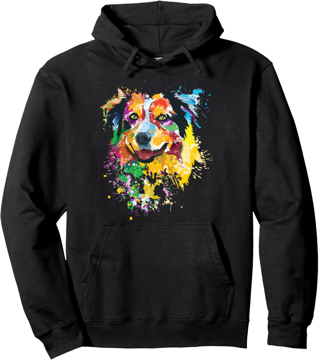 Aussie Shirt Damen Australian Shepherd Geschenk Aussie Mama Pullover Hoodie
