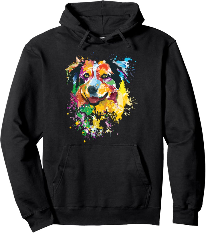 Aussie Shirt Damen Australian Shepherd Geschenk Aussie Mama Pullover Hoodie