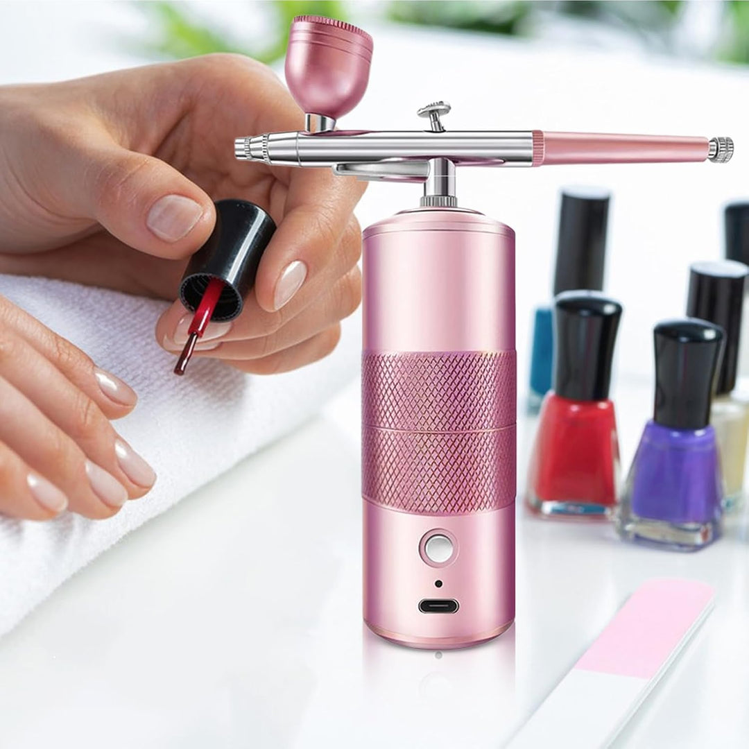 Nagel-Airbrush-Set, Airbrush-Maschine – schnurloses Farbsprühgerät für Modell-Haar-Dekoration, Hobby
