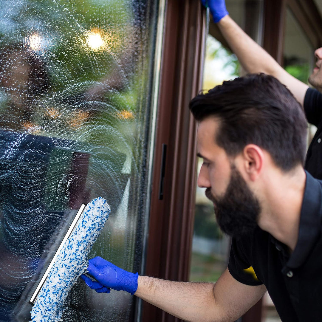 Putzen wie die Profis Fensterwischer und Fenster-Abzieher als Kombi-Set - DVN:5001 Zertifizierte Qua