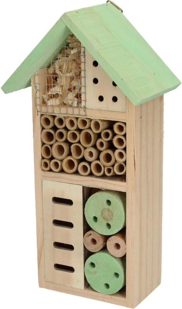 Hübsches, kleines Insektenhotel - farblich sortiert - preis pro Stück - Höhe ca. 26 cm