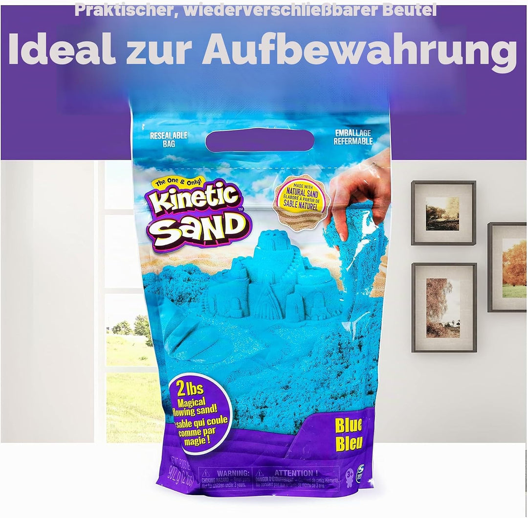 Kinetic Sand 0,9 kg kinetischer Sand zum Mischen, Formen und Erstellen, für Kinder ab 3 Jahren, Farb