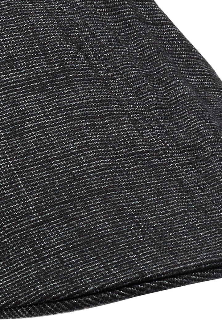 camel active Herren Flat Cap aus Leinenmix L Anthrazit, L Anthrazit
