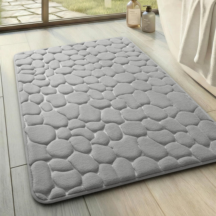chakme Badematte Memoryschaum Badteppich Saugfähige Badvorleger Badezimmerteppich Duschmatte Deko Fu