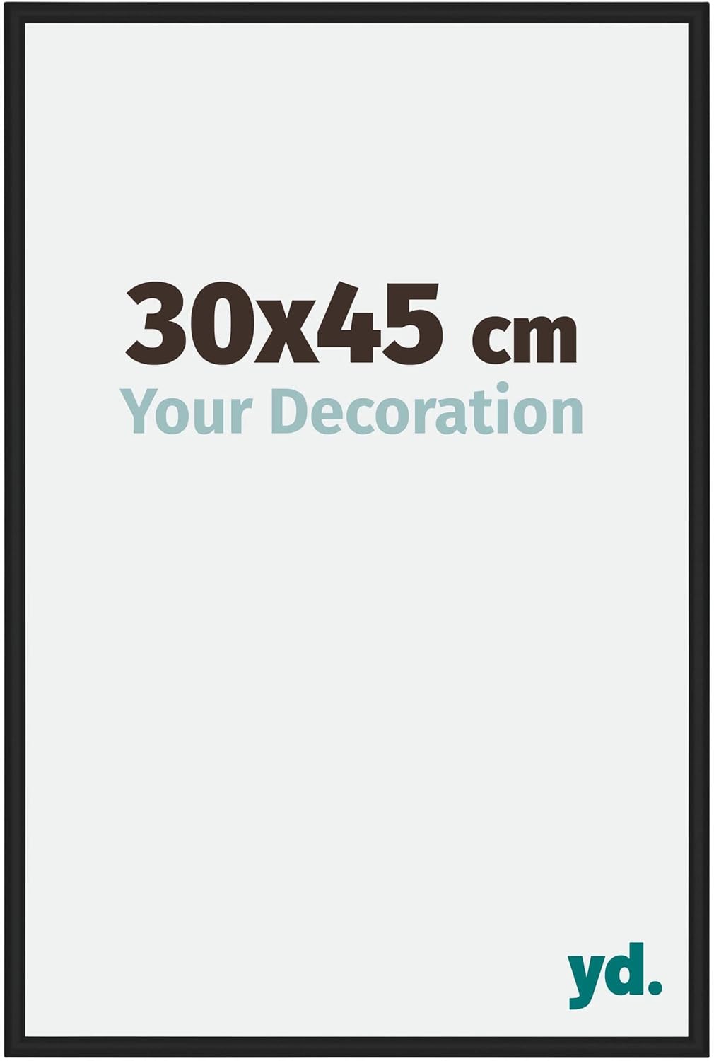 yd. Your Decoration - Bilderrahmen 30x45 cm - Bilderrahmen aus Aluminium mit Acrylglas - Antireflex