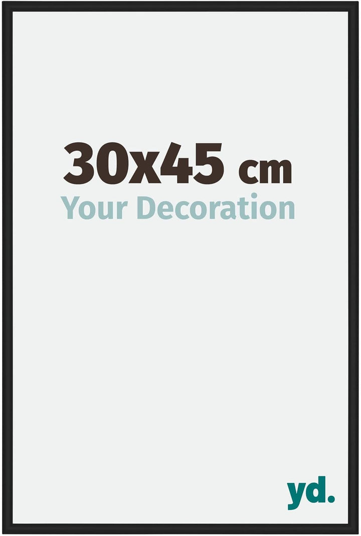 yd. Your Decoration - Bilderrahmen 30x45 cm - Bilderrahmen aus Aluminium mit Acrylglas - Antireflex