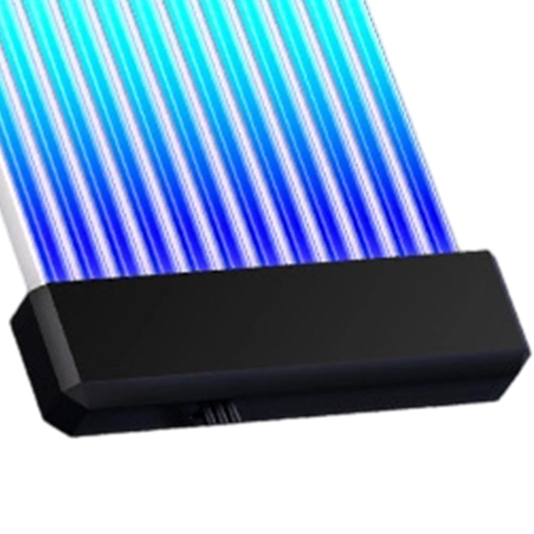 RGB-LED-Streifen, Neon-Silikonkabel, 24 Pins, Abdeckung für Motherboards, für Grafikkarte, Computer,