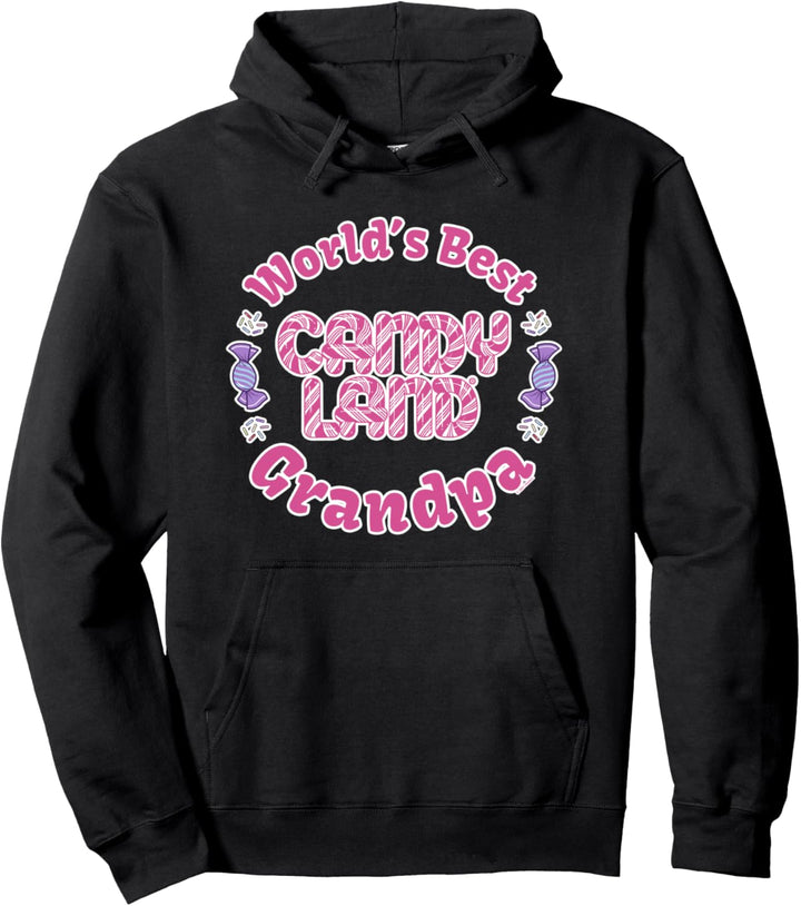 Candy Land Grandparents Day World's Best Grandpa Pullover Hoodie