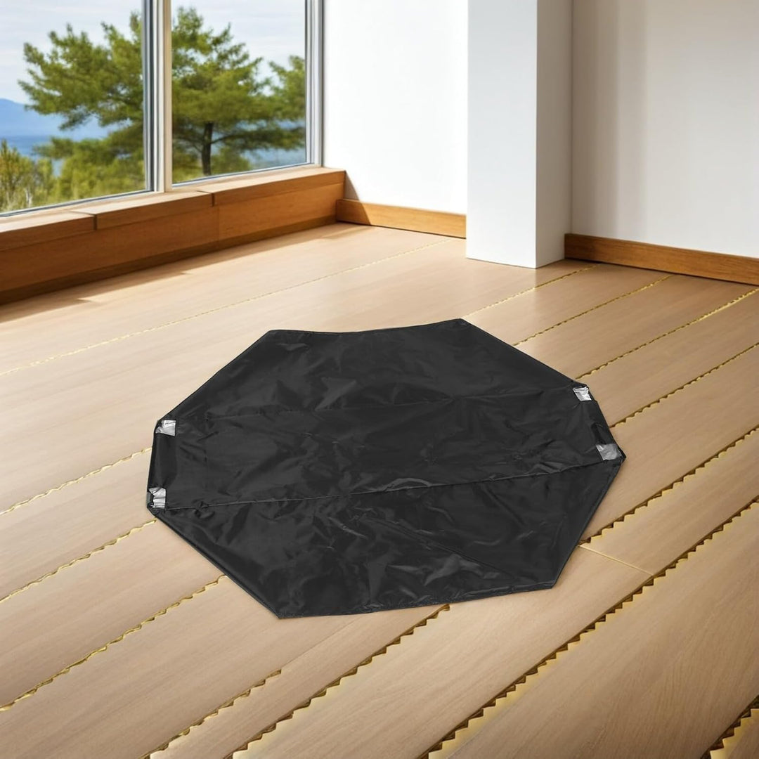 BESPORTBLE Robuste Brennholzregal Abdeckung 150X36X36cm aus Reissfestem Material Schwarze Staubschut