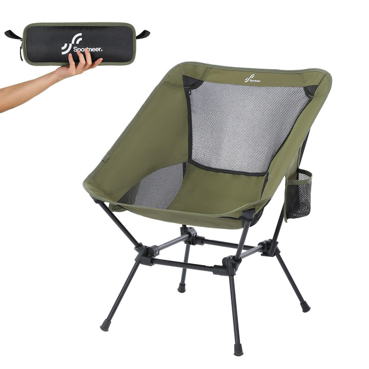 Sportneer Campingstuhl Faltbar Camping Stuhl Tragbarer Campingstühle 150Kg Faltstuhl Ultraleichter P