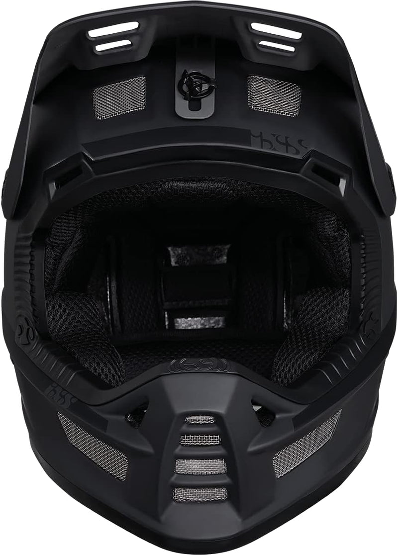 IXS Xult Dh Integralhelm für Mountainbike/E-Bike/BMX, Schwarz, SM (53-56cm)