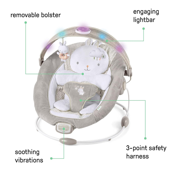 Ingenuity, Twinkle Tails, Babywippe mit Vibrationen, Lichtern, Melodien, Lautstärkeregler und vielem
