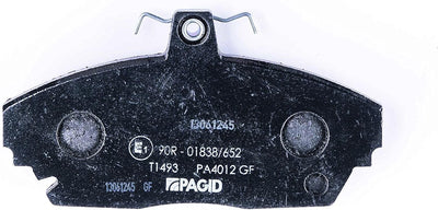 HELLA PAGID 8DB 355 011-781 Bremsbelagsatz - T1493 - Dicke/Stärke: 17.4mm - Bremssystem: Lucas - für