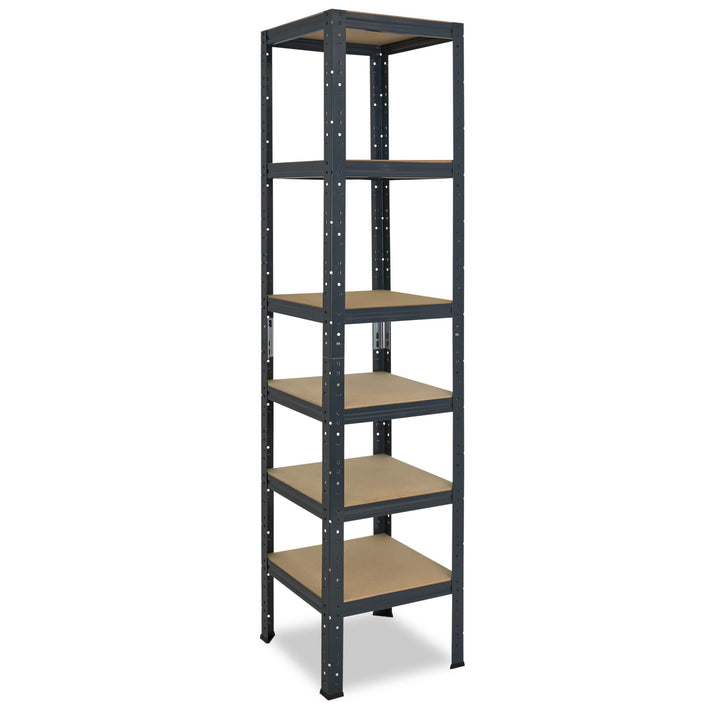 shelfplaza® 200x50x50cm Home Schwerlastregal anthrazit/Metallregal mit 6 Böden/Kellerregal Metall, G