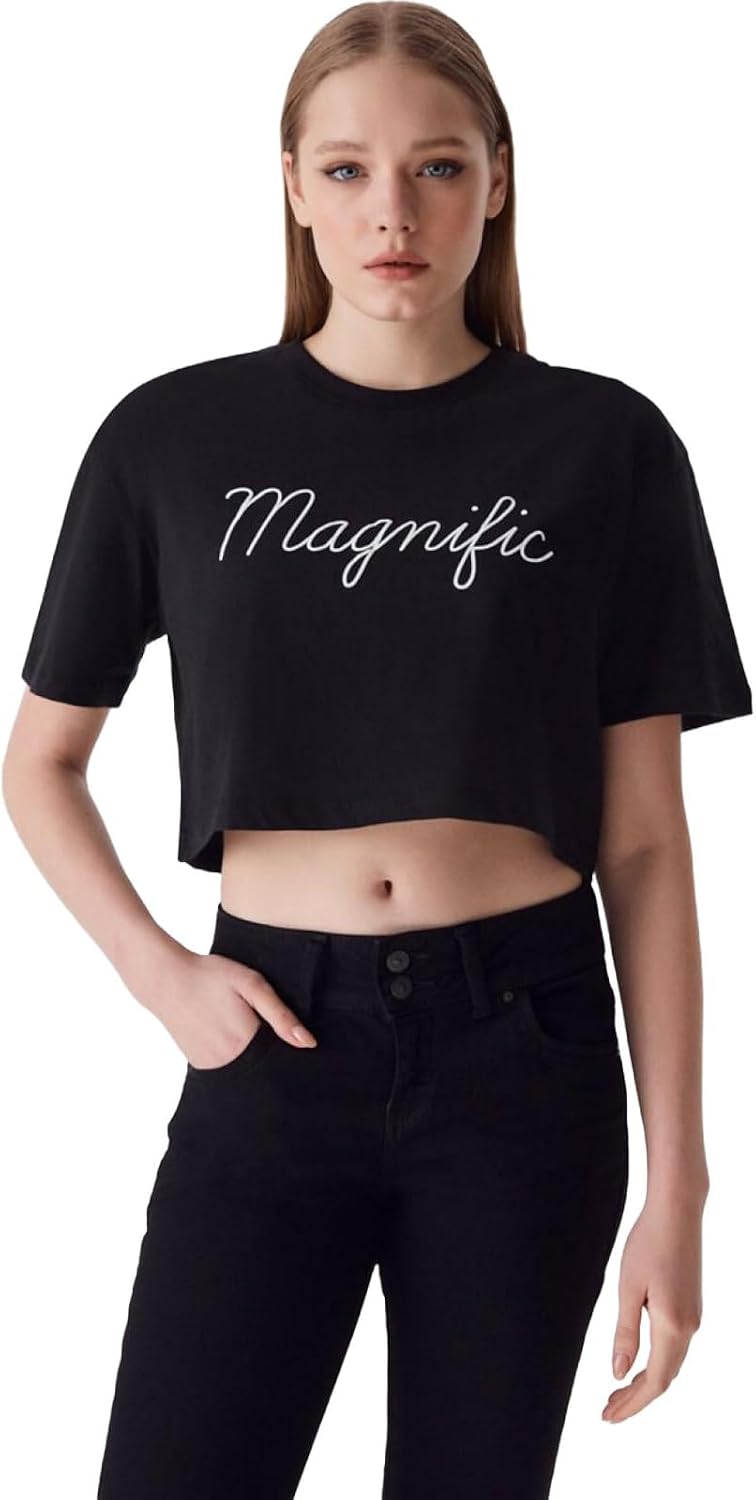 LTB Jeans Damen Jeans Molly M 24W / 30L Black To Black Wash 4796, 24W / 30L Black To Black Wash 4796