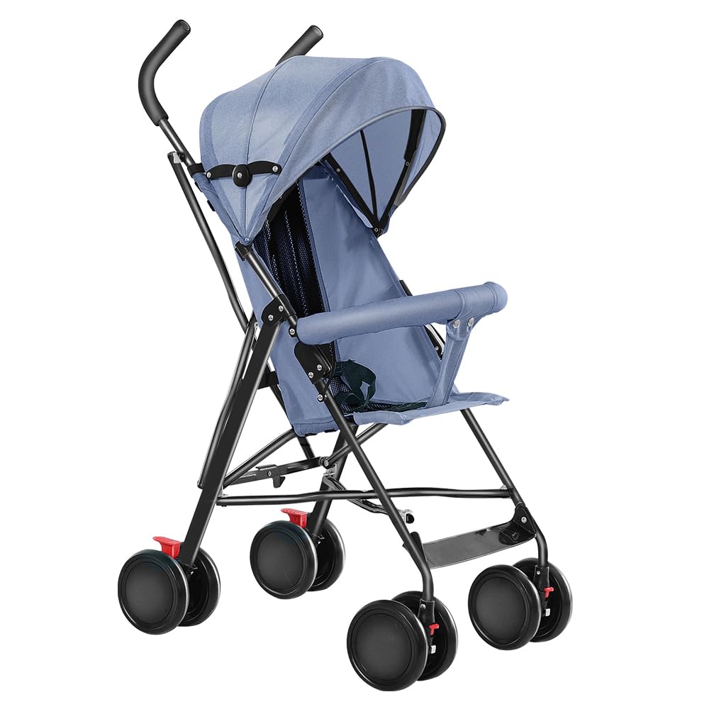 homewell Kinderwagen CITY Buggy Kinderbuggy klappbar Sportwagen Faltbar mit Sicherheitsgurt und Sonn
