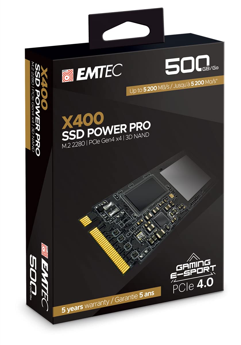 Emtec SSD 500GB M.2 PCIE X300 NVME M2 22,80
