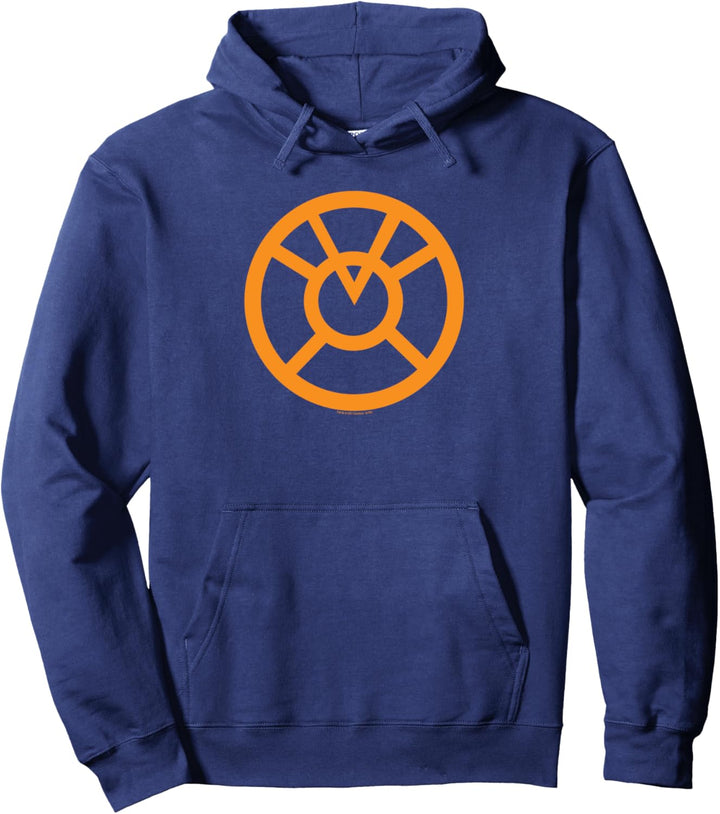 Green Lantern Orange Emblem Pullover Hoodie