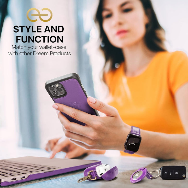 Dreem Fibonacci iPhone 14 Pro Geldbörsen-Hülle / 2-in-1 Stossfestes MagSafe Case und abnehmbares Lux