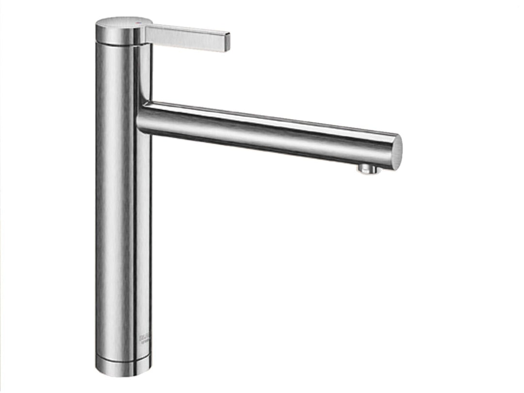 BLANCO LINEE | Edelstahl seidenmatt | Hochdruck | Rückflussverhinderer | Keramik Kartusche | Gesiche