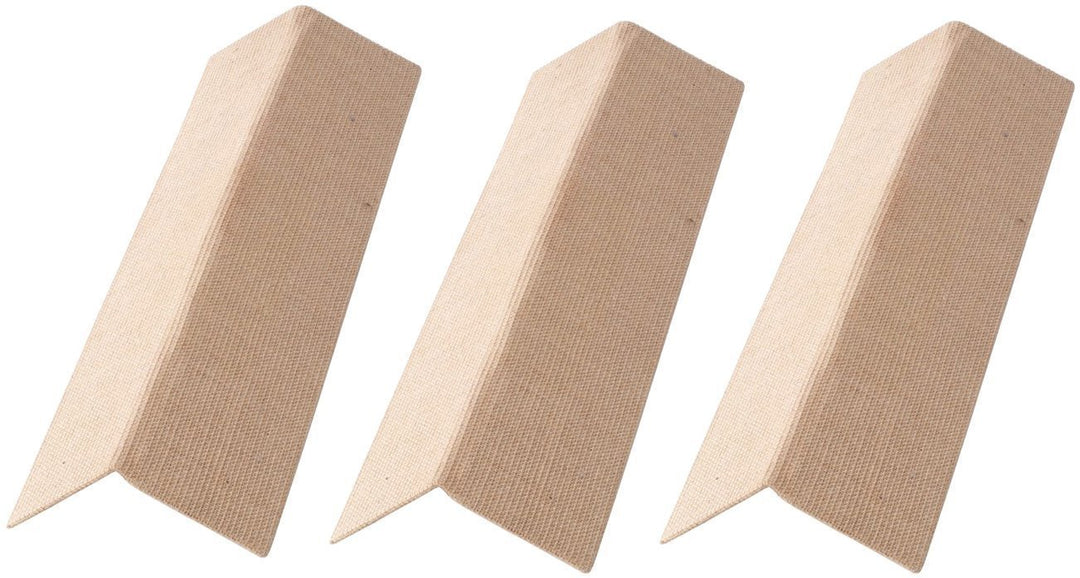 Europet 433-199077 Faltbares Sisal Eck-Kratzbrett für Katzen, 75 x 28 cm, mit Vlies-Wandschutz, Beig
