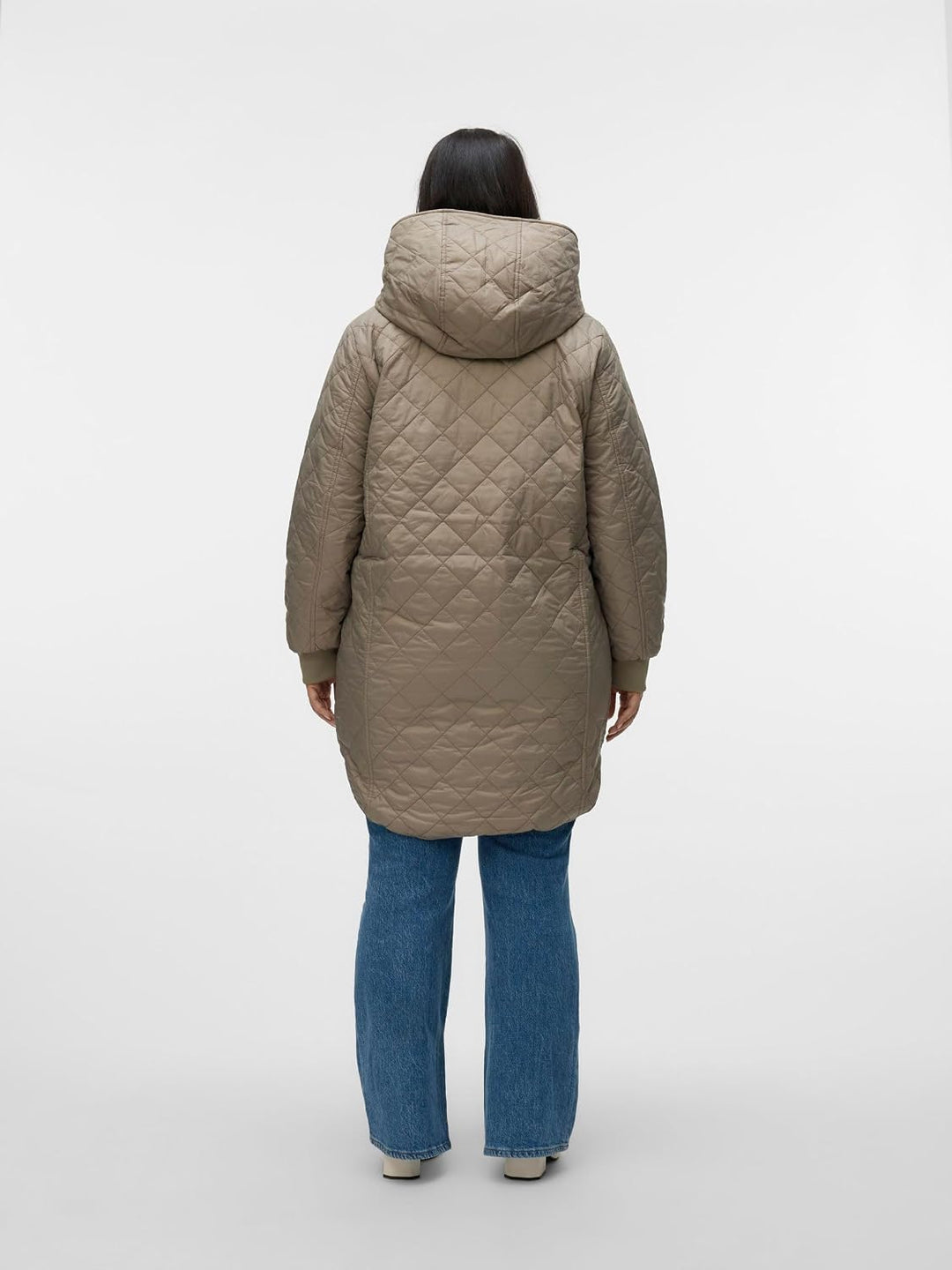 VERO MODA Female Mantel VMHAYLE Steppjacke, XS Grau / Laurel Oak