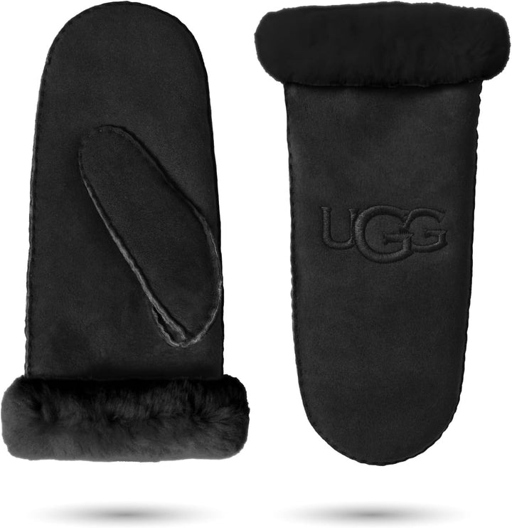 UGG Shearling Embroider Fäustling 2022 Chestnut L-XL Schwarz, L-XL Schwarz
