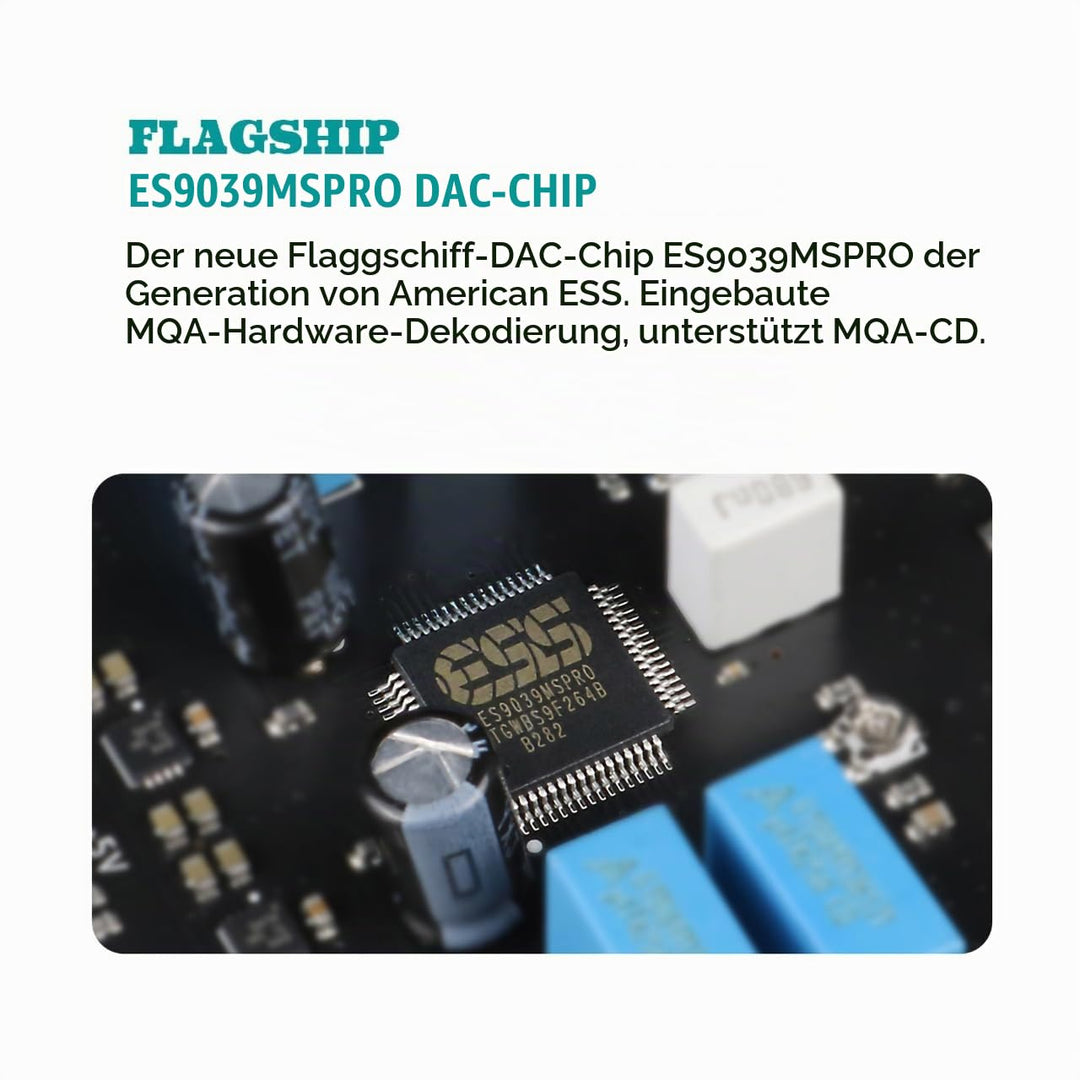 SMSL DO300 MQA-CD DAC ES9039MSPRO XMOS XU316 32bit/768kHz DSD512 Digital zu Analog Wandler USB/OPT/C