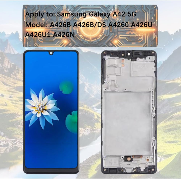 H&LYCYJ Display Bildschirm für Samsung Galaxy A42 5G TFT A426B A426B/DS A4260 A426U LCD Bildschirm E