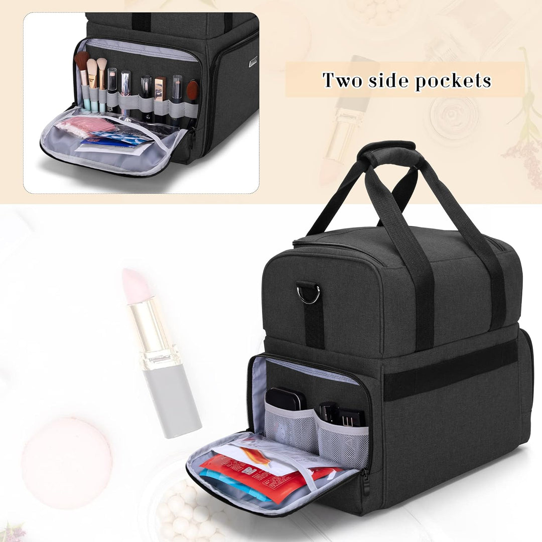 BAFASO Kosmetik Organizer Tasche, Make Up Tasche für Damen, Kulturtasche mit Grosser Kapazität, Kosm