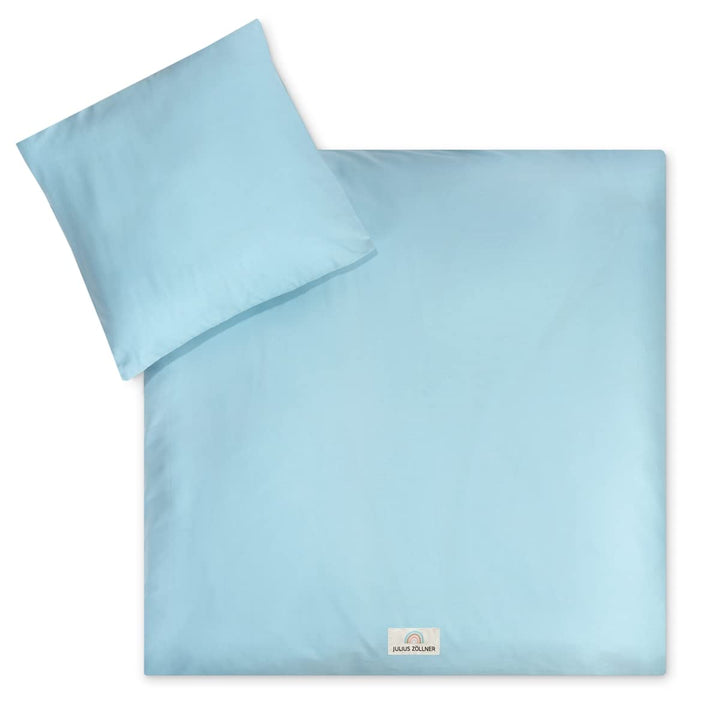Julius Zöllner Bettwäsche 80x80+35x40 uni aquatic Uni Aquatic 80 x 80 + 35 x 40 cm, Uni Aquatic 80 x