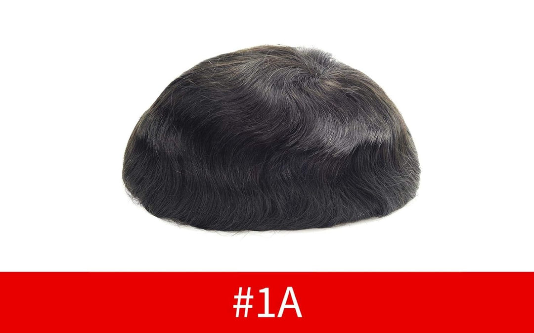 Lordhair Toupet Human Hair Herrenperücke, Französische Spitze Webart, 20 x 25 cm, Leichtes Haarersat