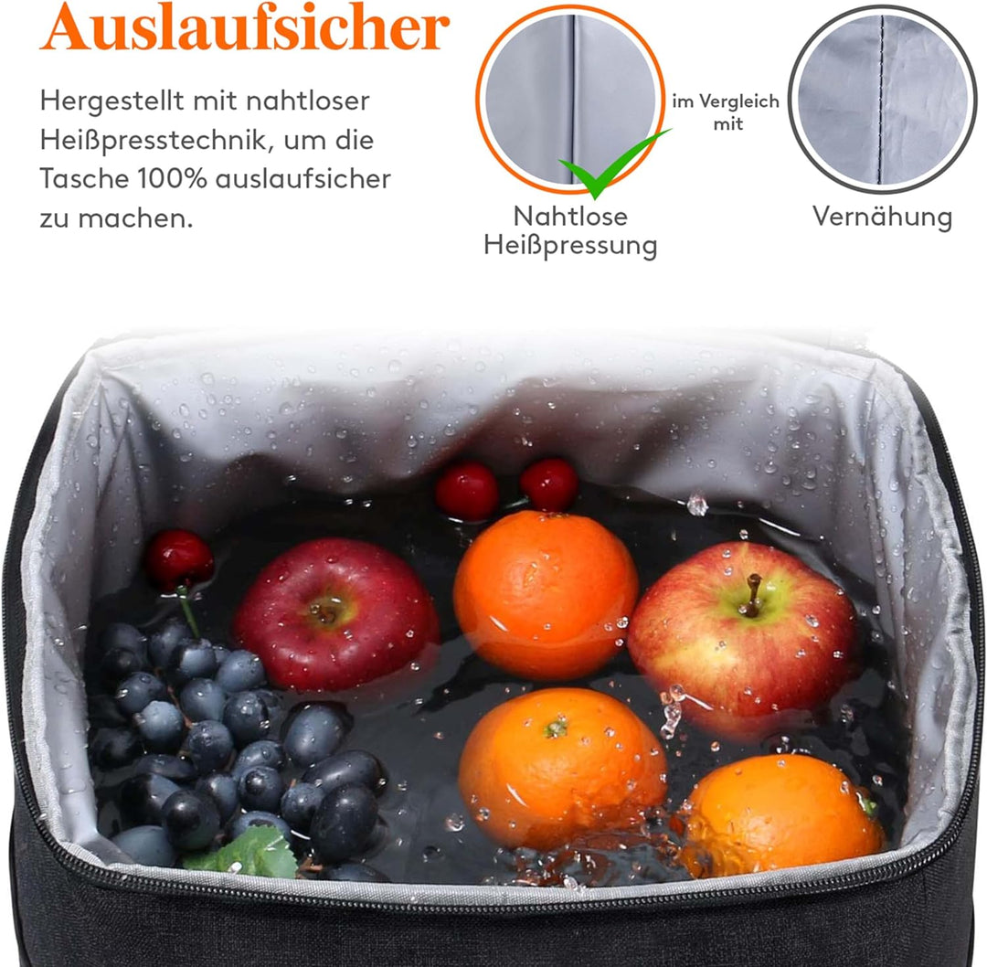Lifewit 26L, 34 Dosen, isolierte Kühltasche, Grosse kühlrucksack, auslaufsichere tragbare Lunchtasch